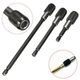 3Pcs Screwdriver Extension Kit Quick Release 1/4 Hex Shank Holder Drill Bit Set