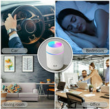 Car Air Purifier USB Diffuser Aroma Oil Humidifier Mist Led Night Light Home