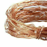10m/20m LED Solar Fairy String Light Copper Wire Waterproof Garden Outdoor Decor