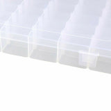 36 Compartment Storage Box Jewelry Organizer Container Case Removable Dividers