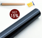 Window Tint Film 5/15% VLT Black Roll 76cm X 7m Car Auto House Home