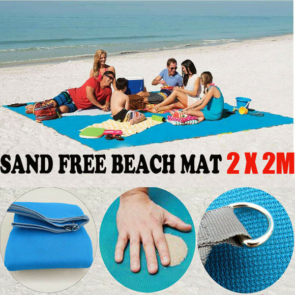 Sand Free Beach Mat Blanket Sand Proof Magic Sandless Sand Dirt & Dust Disappear