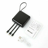 Portable Power Bank 10000mAh Mini USB Pack LED Battery Charger For Mobile Phone