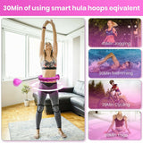 24 Knots Smart Hula Hoop Fitness Detachable Hoops Weight Hoola Hoops