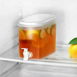 3.5L Water Pitcher Jug With Faucet Drinkware Kettle Bottle Refrigerator Summer