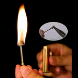 Metal Fire Starter Lighter Waterproof Flint Match Keychain Camping Survival BDA