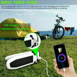 Portable Solar Camping Light LED Lantern Tent Lamp USB Rechargeable Outdoor