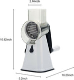 3in1 Multi-function Food Vegetable Manual Rotary Drum Grater Chopper Slicer Tool