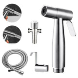 Stainless Steel Handheld Douche Bidet Toilet Spray Shower Shattaf Diverter Kit