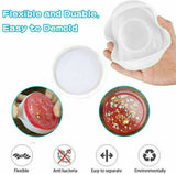 2Pcs Clear Silicone Holder Mold & Casting Mold Making Jewelry Epoxy Resin Set