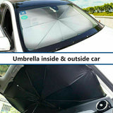 Foldable Car Windshield Sunshade Front Window Cover Visor Sun Shade Umbrella - L