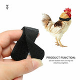 10PCS Anti Crow Collar for Roosters Cockerel No Crow Noise Neck Belt Nylon