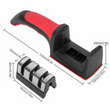 Knife Sharpener 3 Stage Kitchen Diamond Sharp Knives Sharpening Scissor Tool