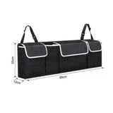 Car Boot Organiser Back Seat Hanger Large Storage Bag Pocket Travel Hanging