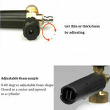 Snow Foam Washer Gun Car Wash Soap Lance Cannon Spray Pressure Jet Bottle Kit