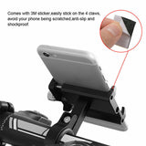 Mobile Phone Holder 360° Rotation Mount Alloy Motorcycle Bicycle Bike Aluminum