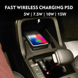 Car QI Wireless Fast Charging Charger Mat Non-Slip Pad Holder For Smart Phones