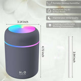 Car Air Purifier USB Diffuser Aroma Oil Humidifier Mist Led Night Light Home