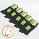 6X MENS BAMBOO Fiber WORK SOCKS Odor Soft Cushion Resistant Bulk Natural Healthy