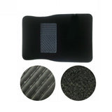 4 Pcs Carpet Car Floor Mats Front Rear Charcoal Black Universal Fit Textile