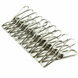 Stainless Steel Clothes Pegs 10X Hanging Clips Pins Laundry Windproof Clamp