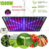 225LED 2000W Grow Light Hydroponic Kits Growing Plant Veg Flower Indoor Lamp