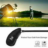 Golf Club Iron Head Covers Set 12PCS PU Leather Putter Headcover 3-SW Big Number