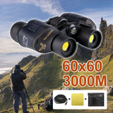 60X60 Marine HD Binoculars Wide Field 8.2 Hunt Telescope Coordinate Day Night