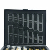 99Pcs Metric Titanium Drill Coated Drill Bit Set Metal Bit Set In Metal Case