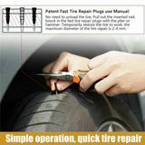 100x Tyre Repair Kit Puncture Recovery Heavy Duty 4WD Offroad Plugs Tubeless