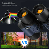 60X60 Marine HD Binoculars Wide Field 8.2 Hunt Telescope Coordinate Day Night