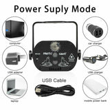 60 Pattern Laser Projector Stage Light LED RGB Party KTV Club DJ Disco Lights