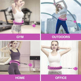 24 Knots Smart Hula Hoop Fitness Detachable Hoops Weight Hoola Hoops