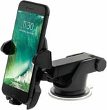 Universal 360° 2 in 1 Car Windshield Holder Cradle GPS Mobile Smart Phone Mount