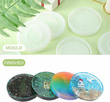2Pcs Clear Silicone Holder Mold & Casting Mold Making Jewelry Epoxy Resin Set