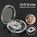 2PC Silicone Nose Clip Anti Snore Magnetic Stop Snoring Apnea Aid Device Stopper