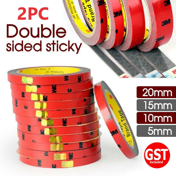 Vehicle 3M Strong Permanent Double Sided Super Sticky Versatile Roll Tape Craft