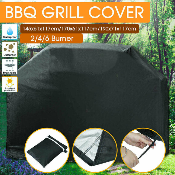 Waterproof BBQ Cover 2/4/6 Burner Outdoor Gas Charcoal Barbecue Grill Protector