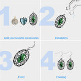 Sensitive Ear 925 Sterling Sliver Earring Hooks Ear Wires DIY Jewelry Findings