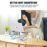 Ergonomic Aluminium Cooling Elevator for Laptop Stand MacBook portable