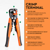 Automatic Wire Cutter Stripper Pliers Electrical Cable Crimper Terminal Tool