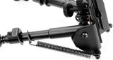 Adjustable Leg 6-9" Height Sniper Hunting Rifle Bipod Sling Shooting Mount Stand