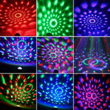 RGB LED Disco Ball USB DJ Party Light Effect Strobe Remote Control