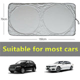 Foldable Sun Shade Car SunShade Truck Van Windshield Visor Sun Block Extra Large