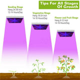 225LED 2000W Grow Light Hydroponic Kits Growing Plant Veg Flower Indoor Lamp