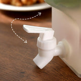 3.5L Water Pitcher Jug With Faucet Drinkware Kettle Bottle Refrigerator Summer