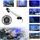 Set of 18CM Aquarium LED Aqua Fish Tank Light Blue White Digital LCD Thermometer