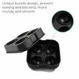 Large Ice Cube Tray Ball Maker Big Silicone Mold Sphere Whiskey Round Mould DIY