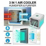 Portable Desktop Cooler USB Powered Fan Cooling Mini Air Conditioner