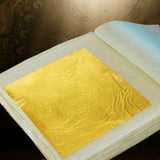 Pure 24k Gold Leaf Sheet Book Food Edible Decorating Art Craft 4.3*4.3cm